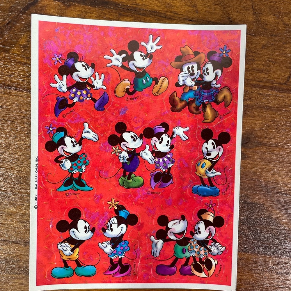 60 Mickey Mouse and Charlie Brown Stickers - Picture 2 of 3